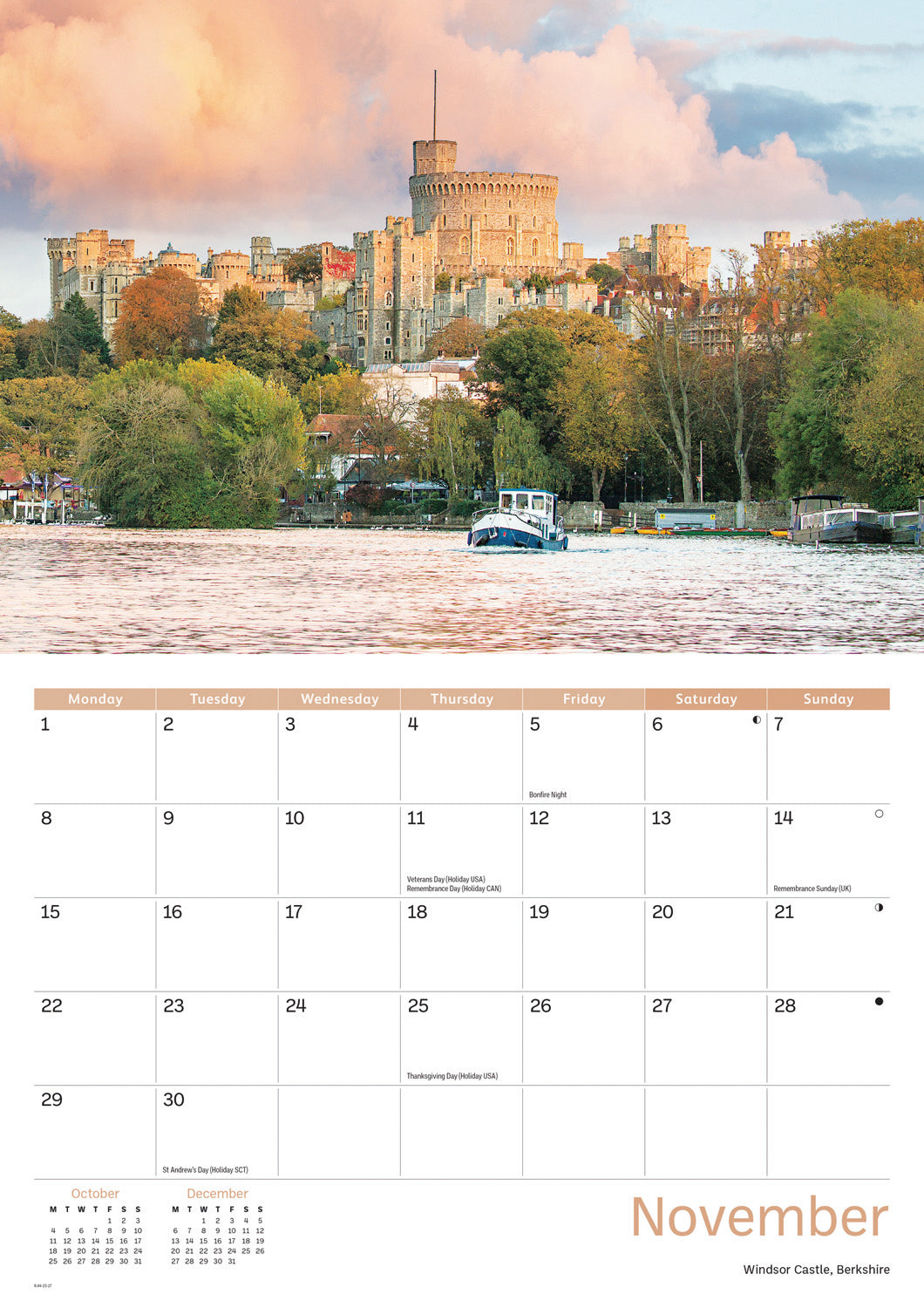 Thames & Chilterns A4 Calendar 2027