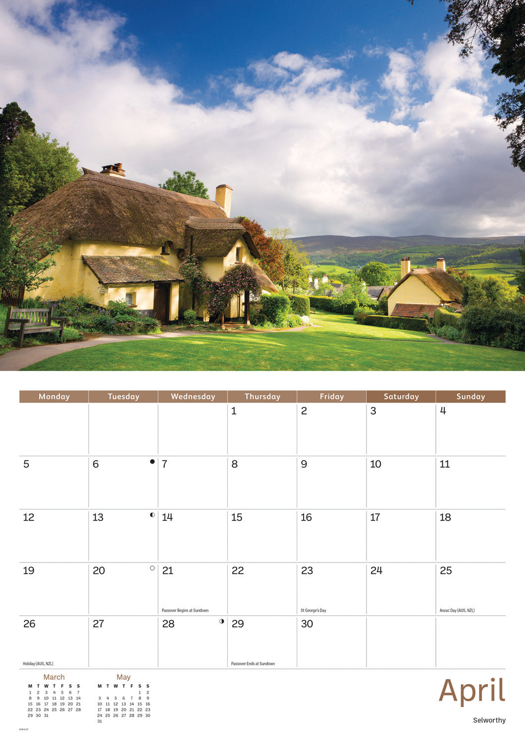 Exmoor A4 Calendar 2027