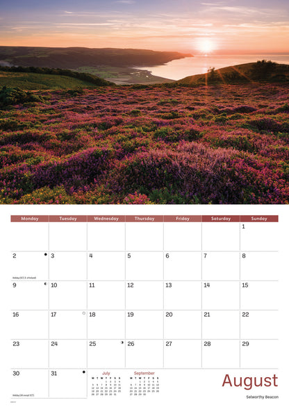 Exmoor A4 Calendar 2027