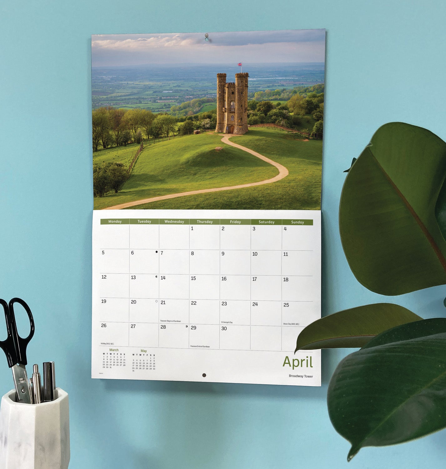 Worcestershire A4 Calendar 2027