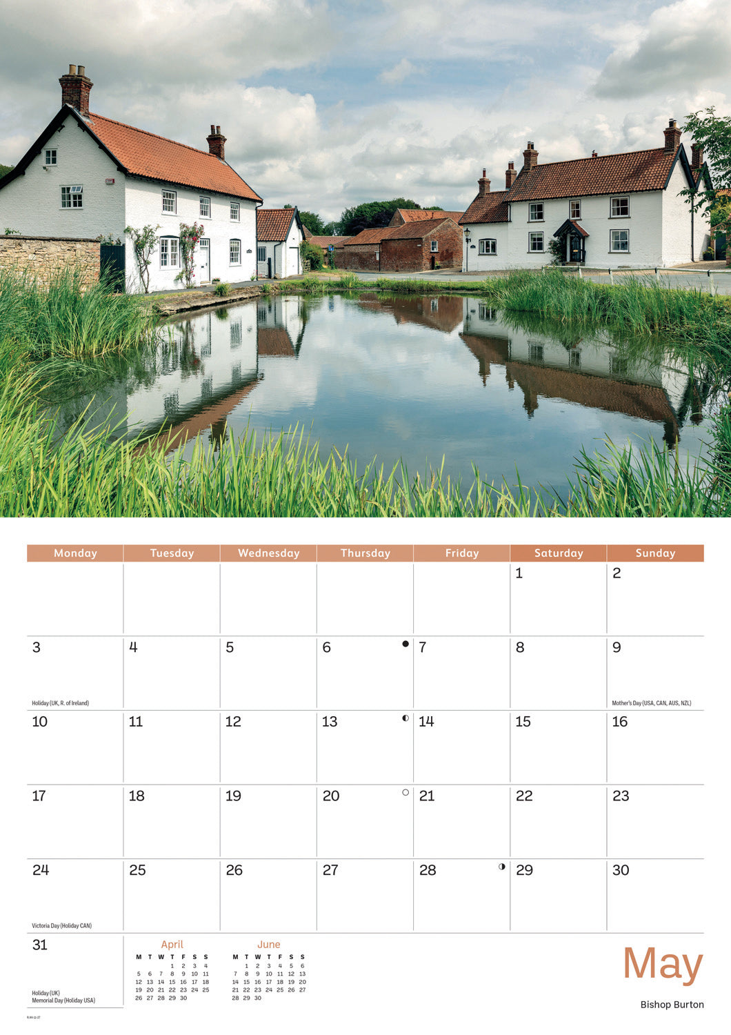 East Yorkshire A4 Calendar 2027