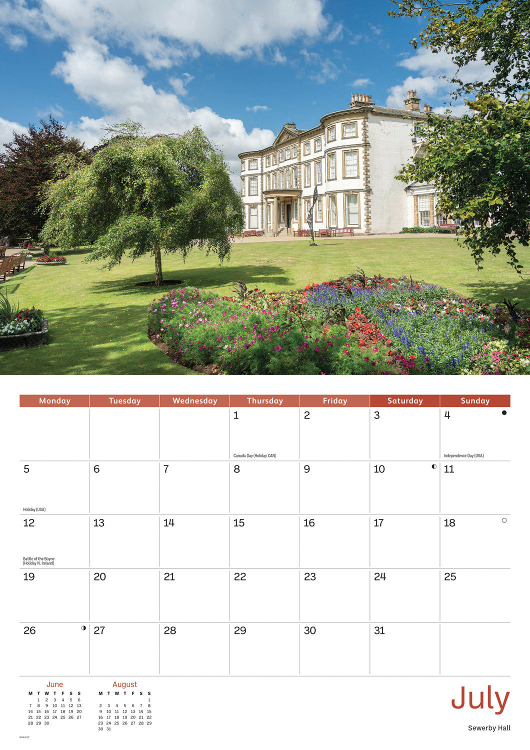 East Yorkshire A4 Calendar 2027