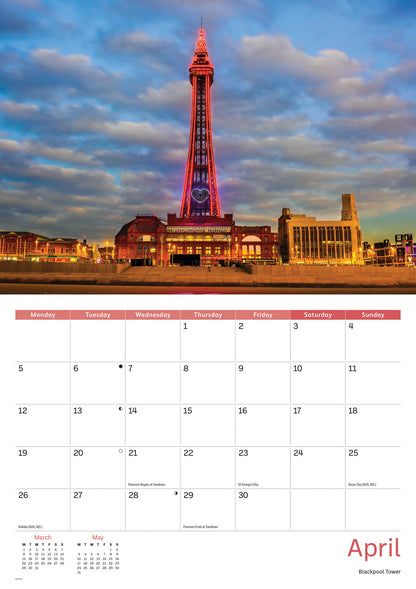 Blackpool & Fylde Coast A4 Calendar 2027