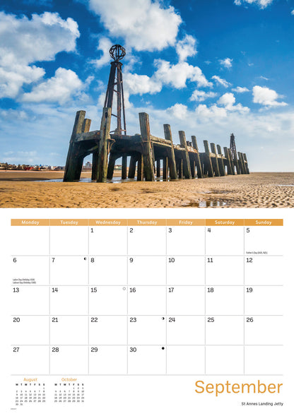 Blackpool & Fylde Coast A4 Calendar 2027