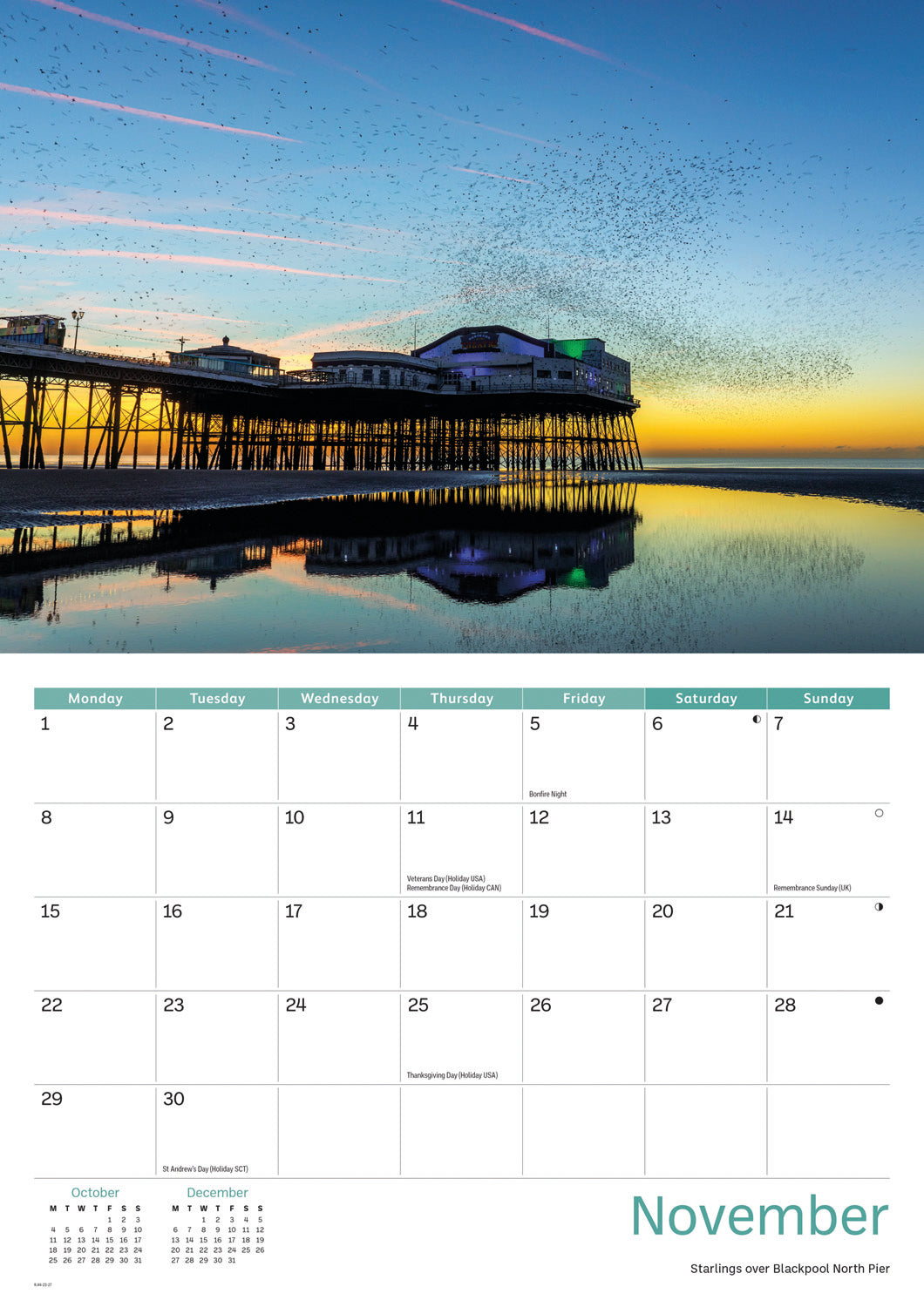 Blackpool & Fylde Coast A4 Calendar 2027