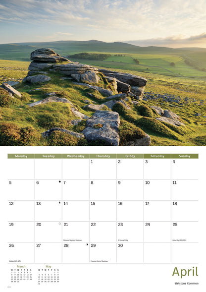 Dartmoor A4 Calendar 2027