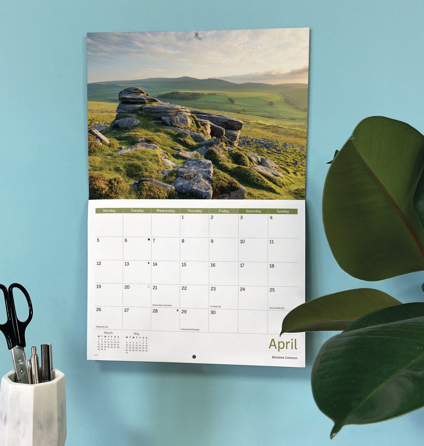 Dartmoor A4 Calendar 2027