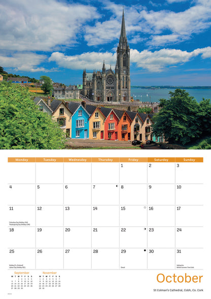 Ireland Eire A4 Calendar 2027