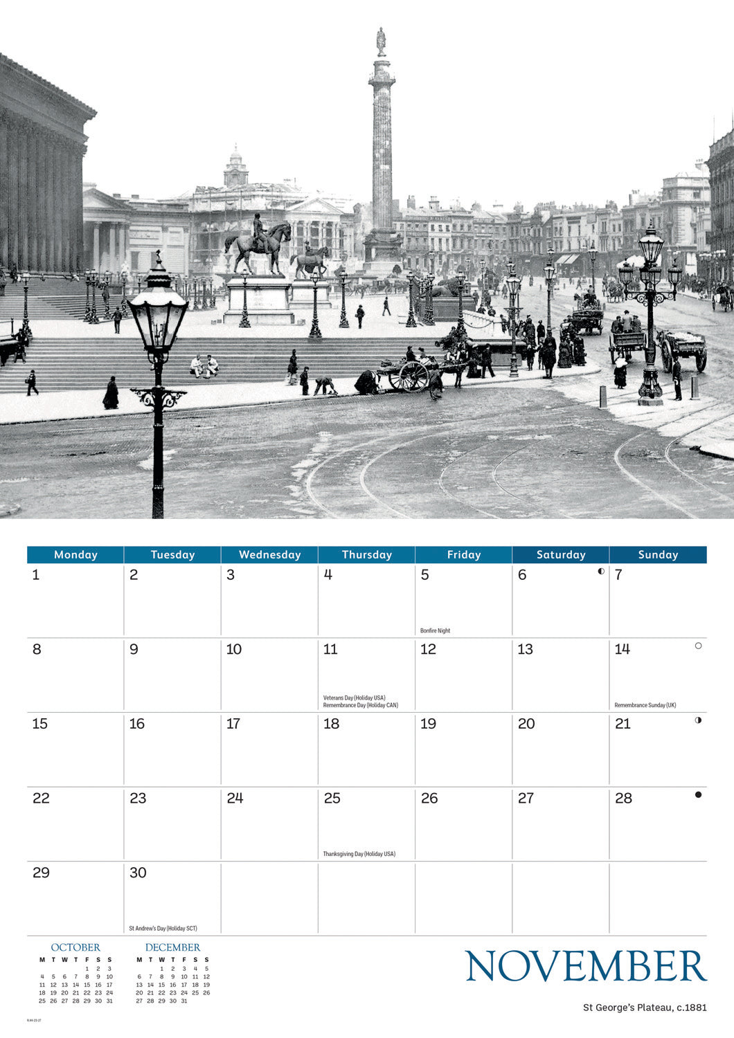 Liverpool Memories A4 Calendar 2027