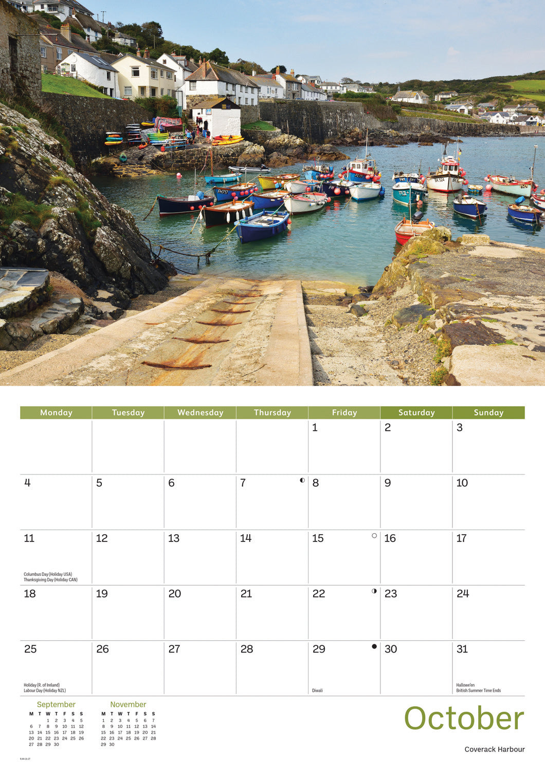 Lizard Peninsula A4 Calendar 2027