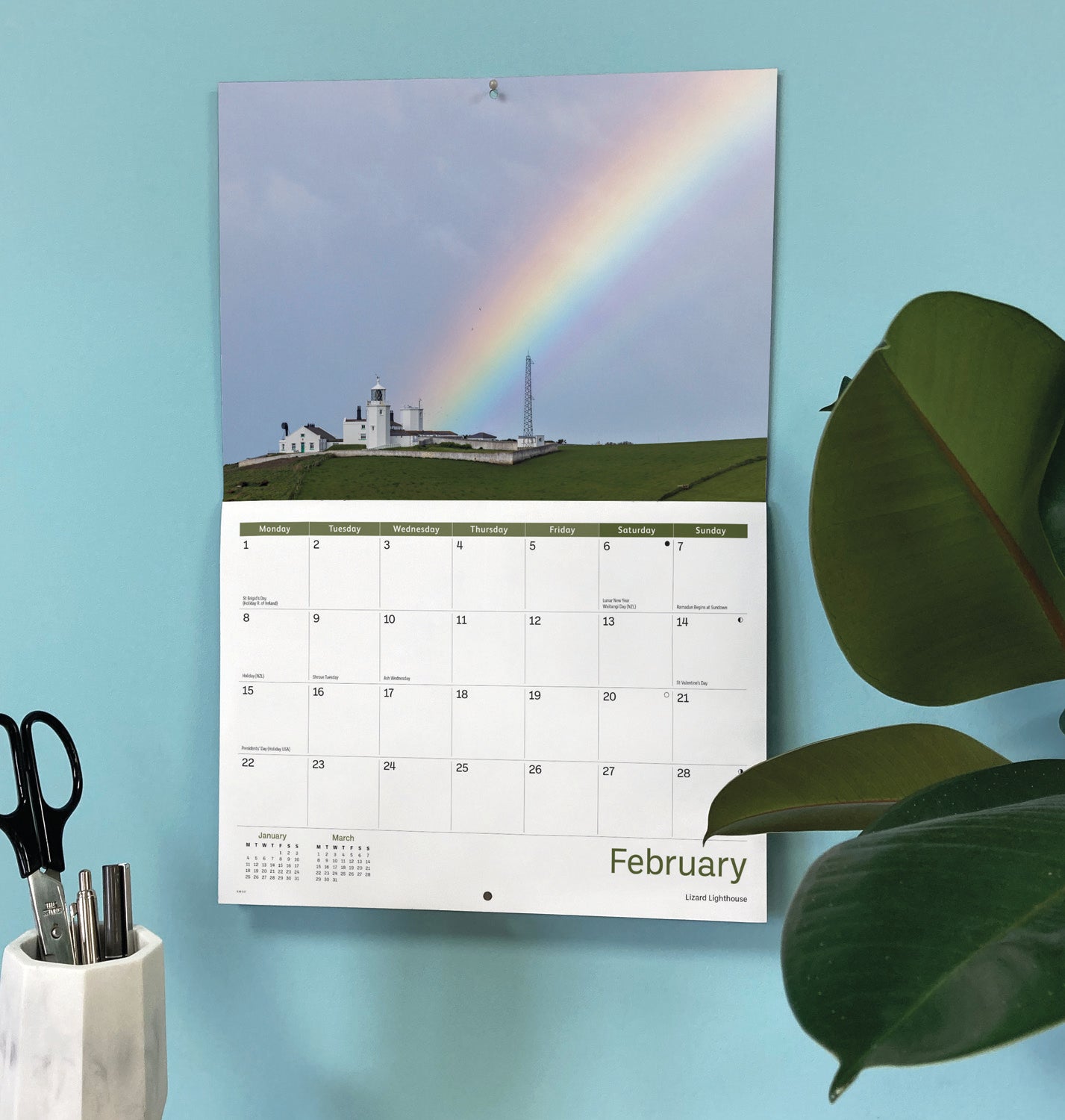 Lizard Peninsula A4 Calendar 2027
