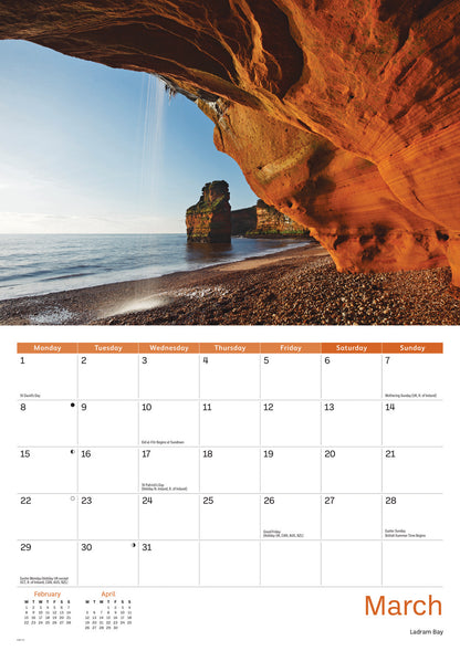 East Devon A4 Calendar 2027