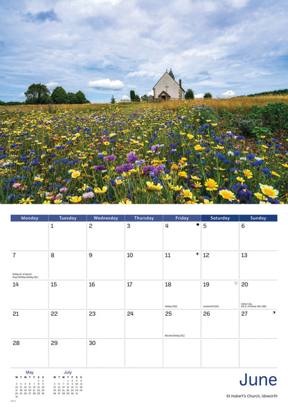 South Downs A4 Calendar 2027