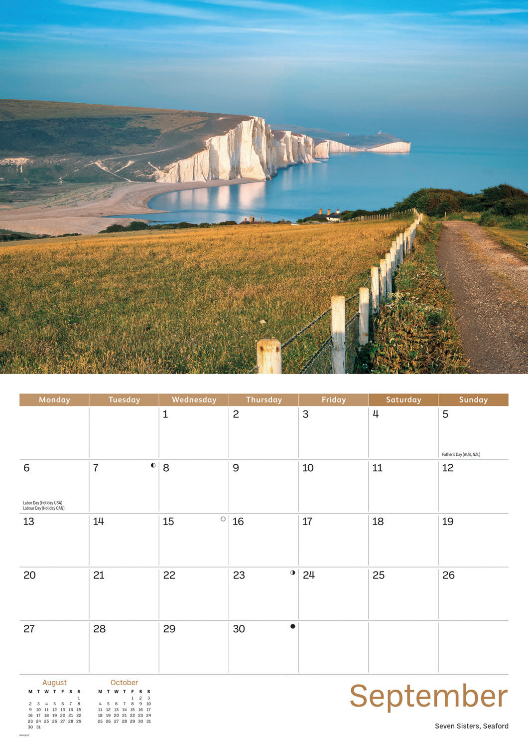 South Downs A4 Calendar 2027