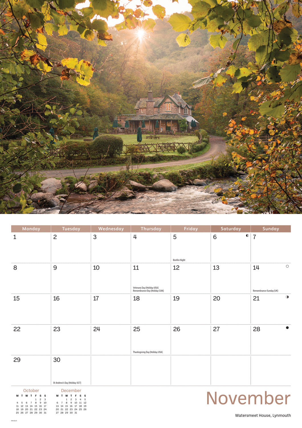North Devon A4 Calendar 2027