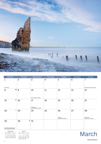 Northumberland & Durham A4 Calendar 2027