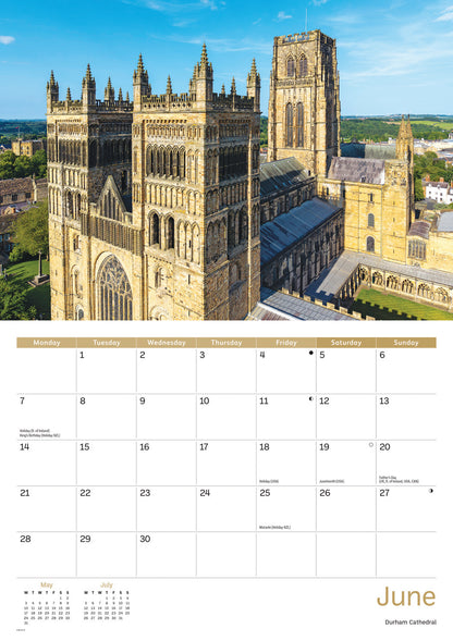 Northumberland & Durham A4 Calendar 2027