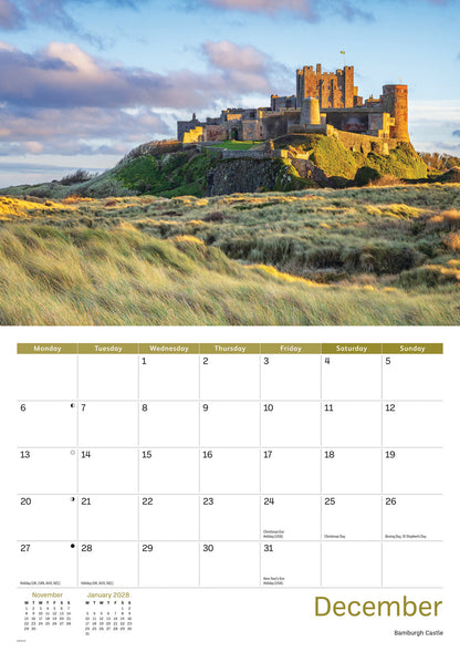 Northumberland & Durham A4 Calendar 2027