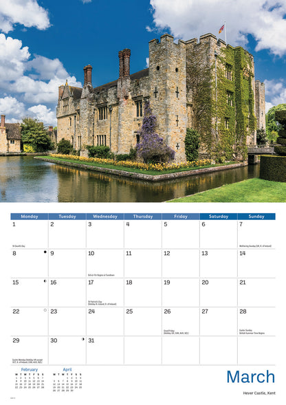 South East England A4 Calendar 2027