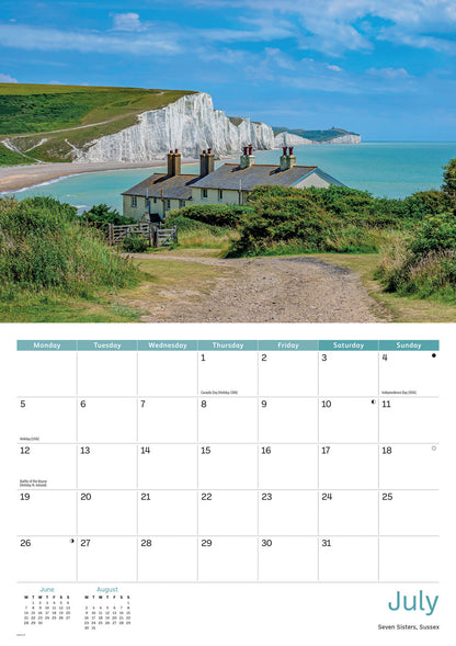 South East England A4 Calendar 2027