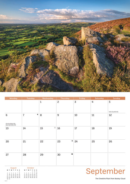 Cheshire A4 Calendar 2027