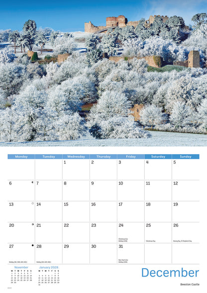 Cheshire A4 Calendar 2027