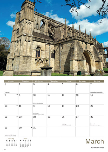 Wiltshire A4 Calendar 2027