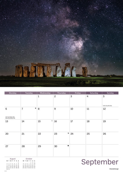 Wiltshire A4 Calendar 2027