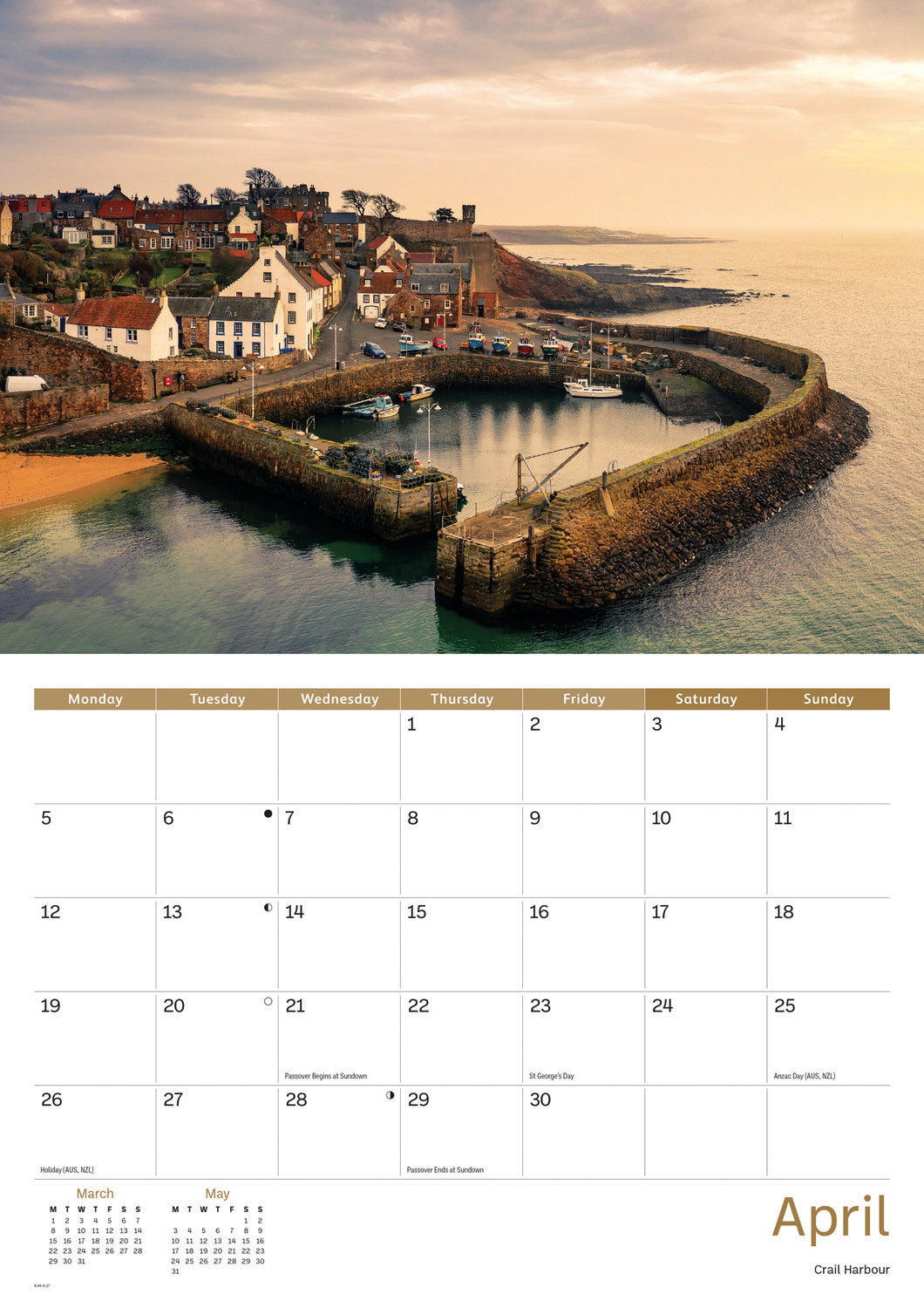 Kingdom of Fife A4 Calendar 2027