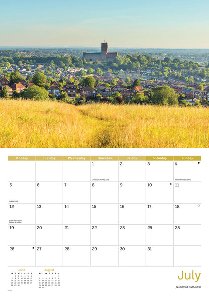Surrey A4 Calendar 2027