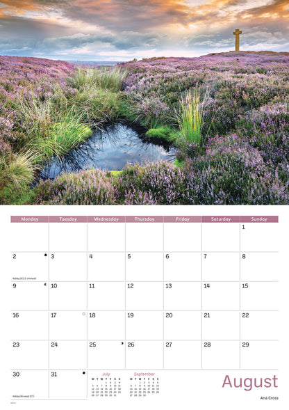 North York Moors A4 Calendar 2027