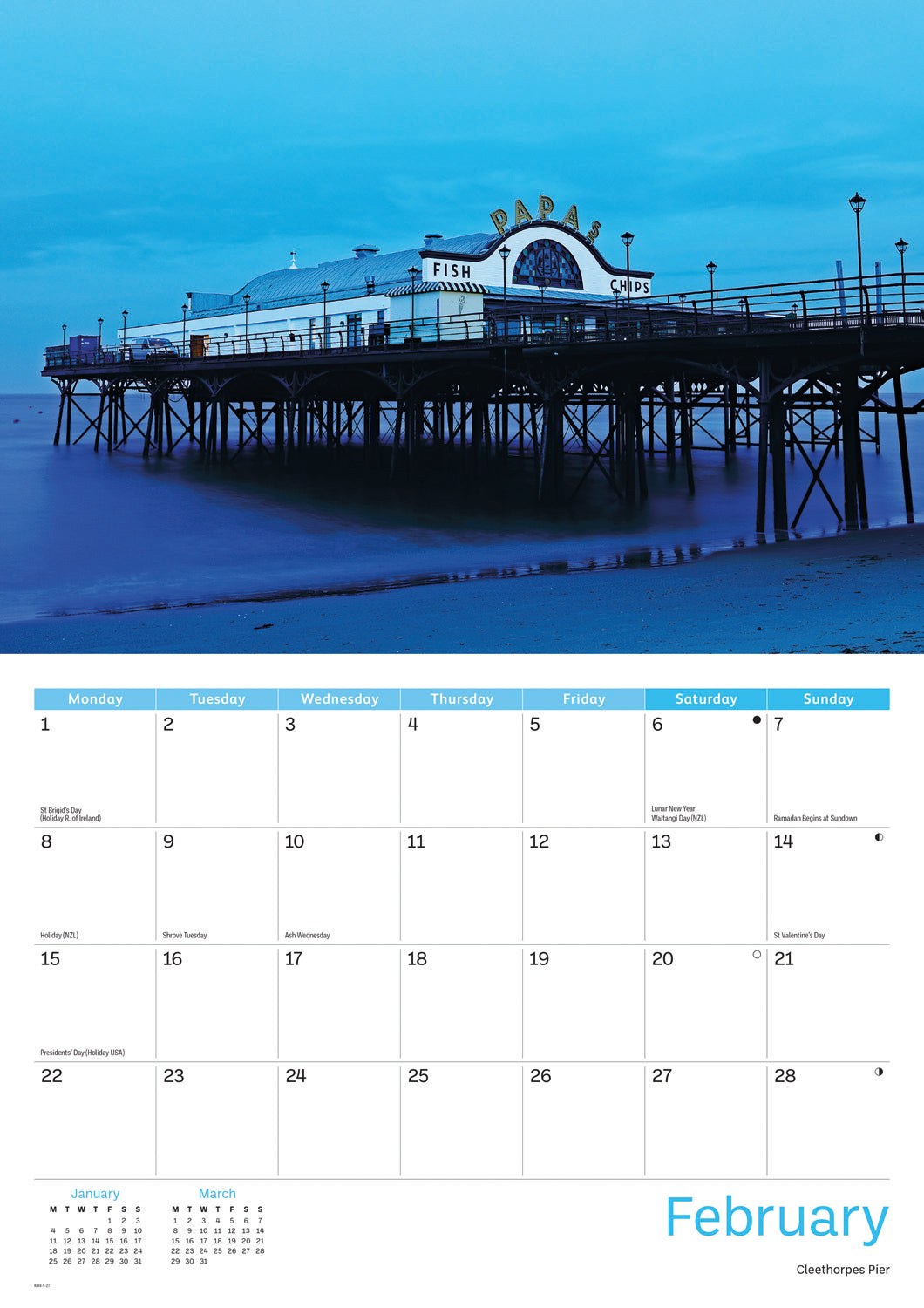 Lincolnshire A4 Calendar 2027