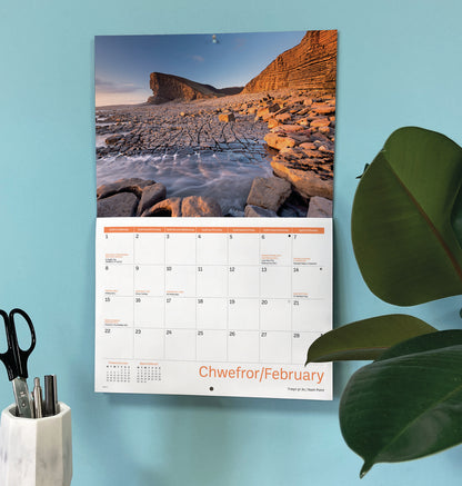 South Wales A4 Calendar 2027