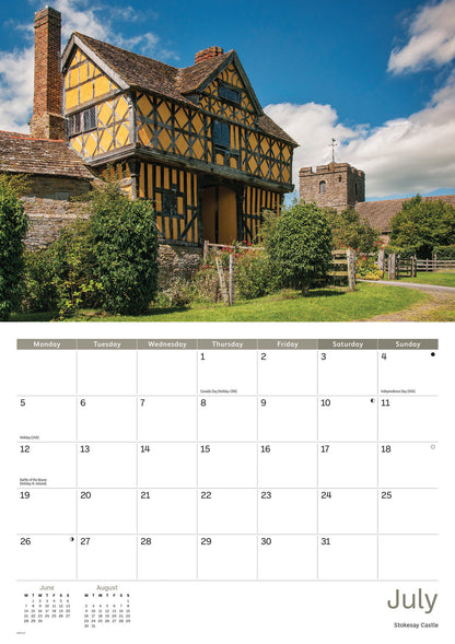 Shropshire A4 Calendar 2027