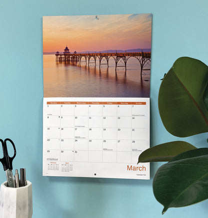 Somerset A4 Calendar 2027