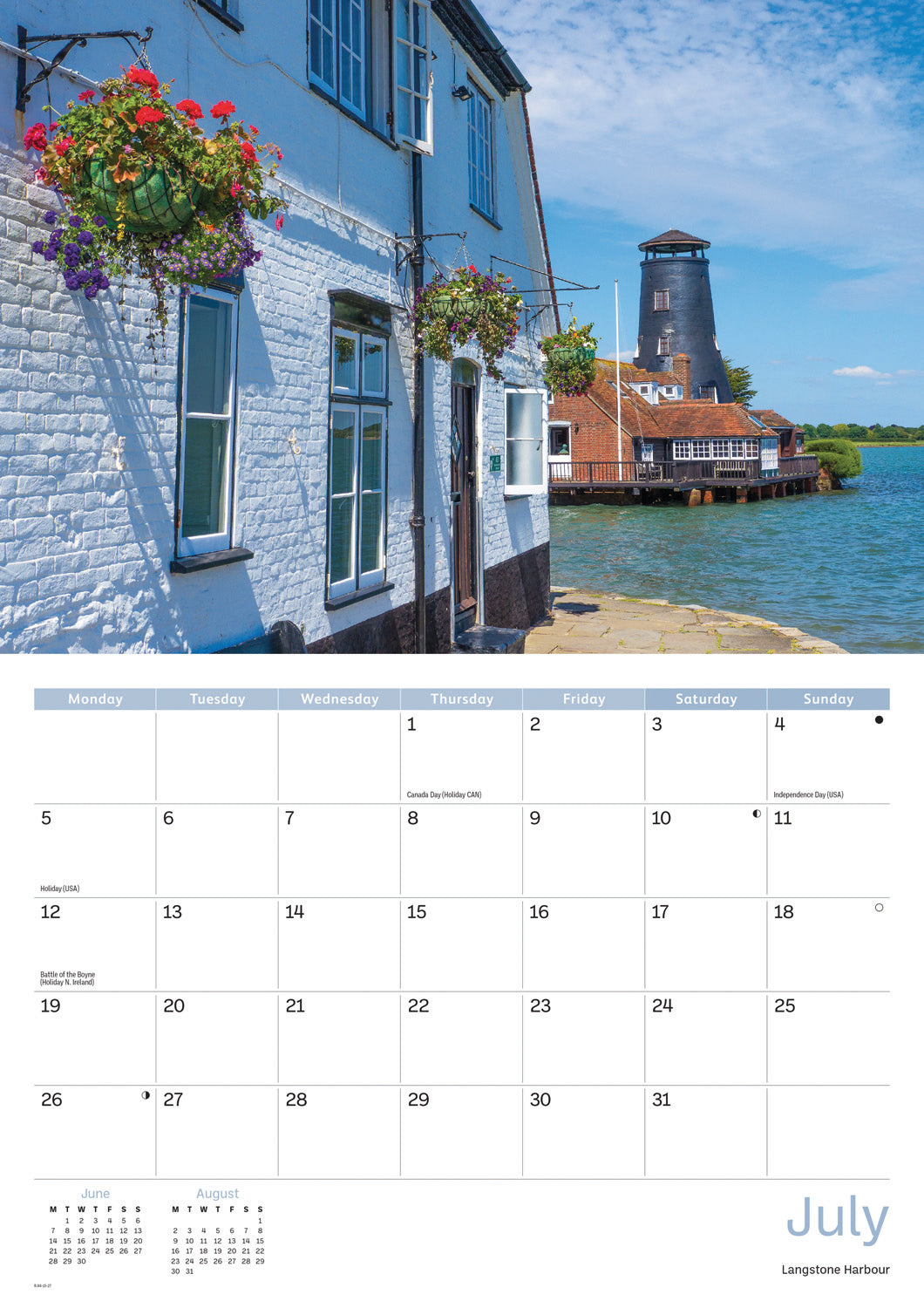Hampshire A4 Calendar 2027