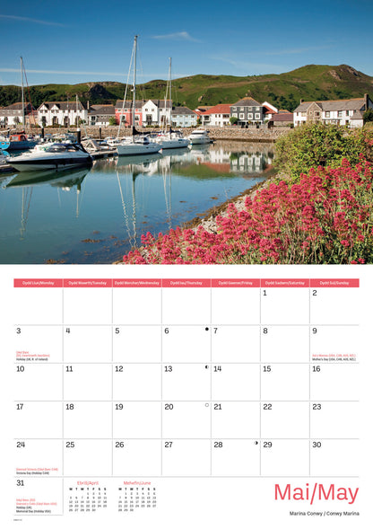 Llandudno and Conwy A4 Calendar 2027