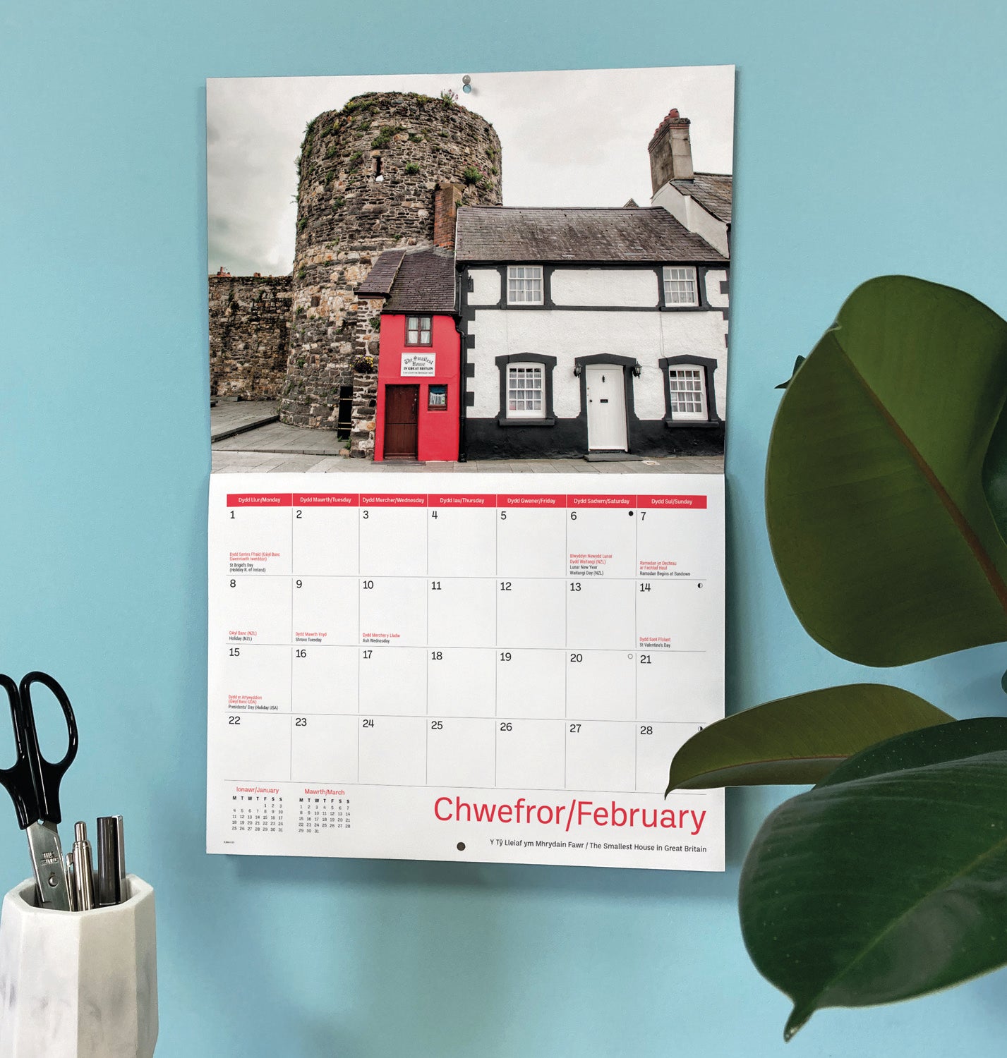 Llandudno and Conwy A4 Calendar 2027