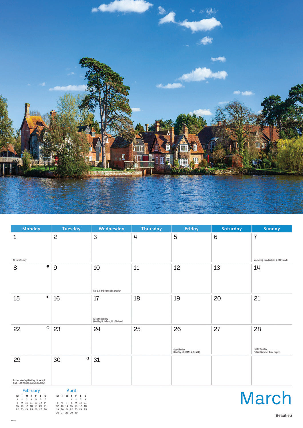 New Forest A4 Calendar 2027