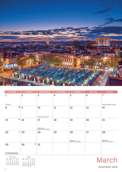 East Anglia A4 Calendar 2027