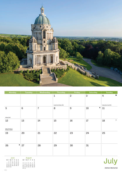 Lancashire A4 Calendar 2027