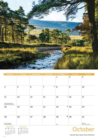 Lancashire A4 Calendar 2027
