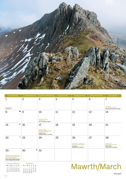 Snowdonia A4 Calendar 2027