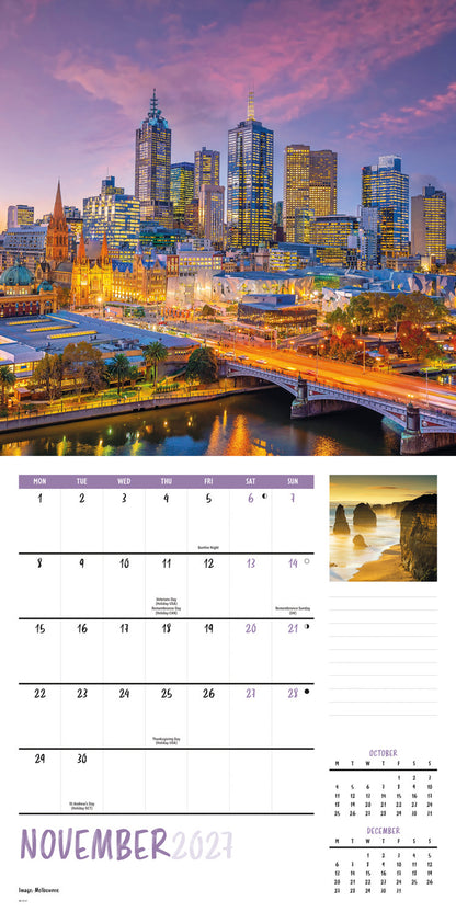 Australia Wall Calendar 2027