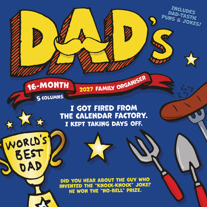 Dads Family Organise Planner Wall Calendar 2027