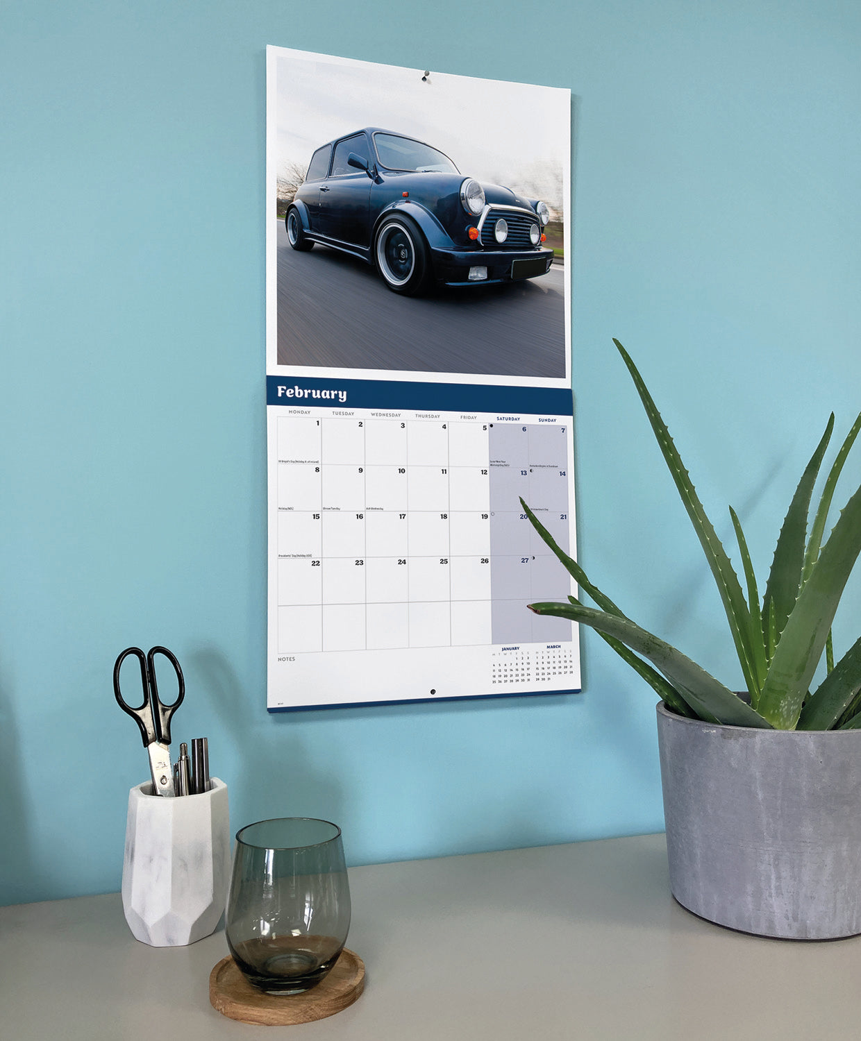 Mini Original Wall Calendar 2027