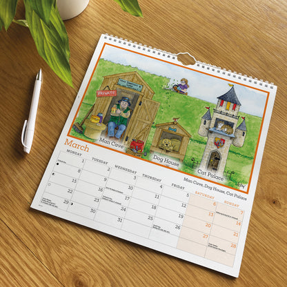 Alison's Animals Wiro Wall Calendar 2027
