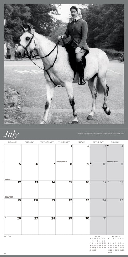 Queen Elizabeth II Wall Calendar 2027