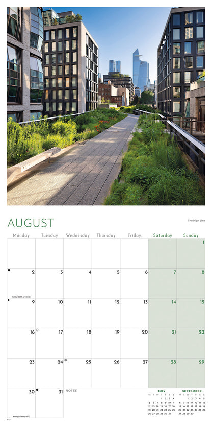 New York Wall Calendar 2027