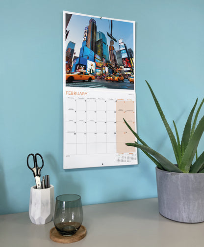 New York Wall Calendar 2027